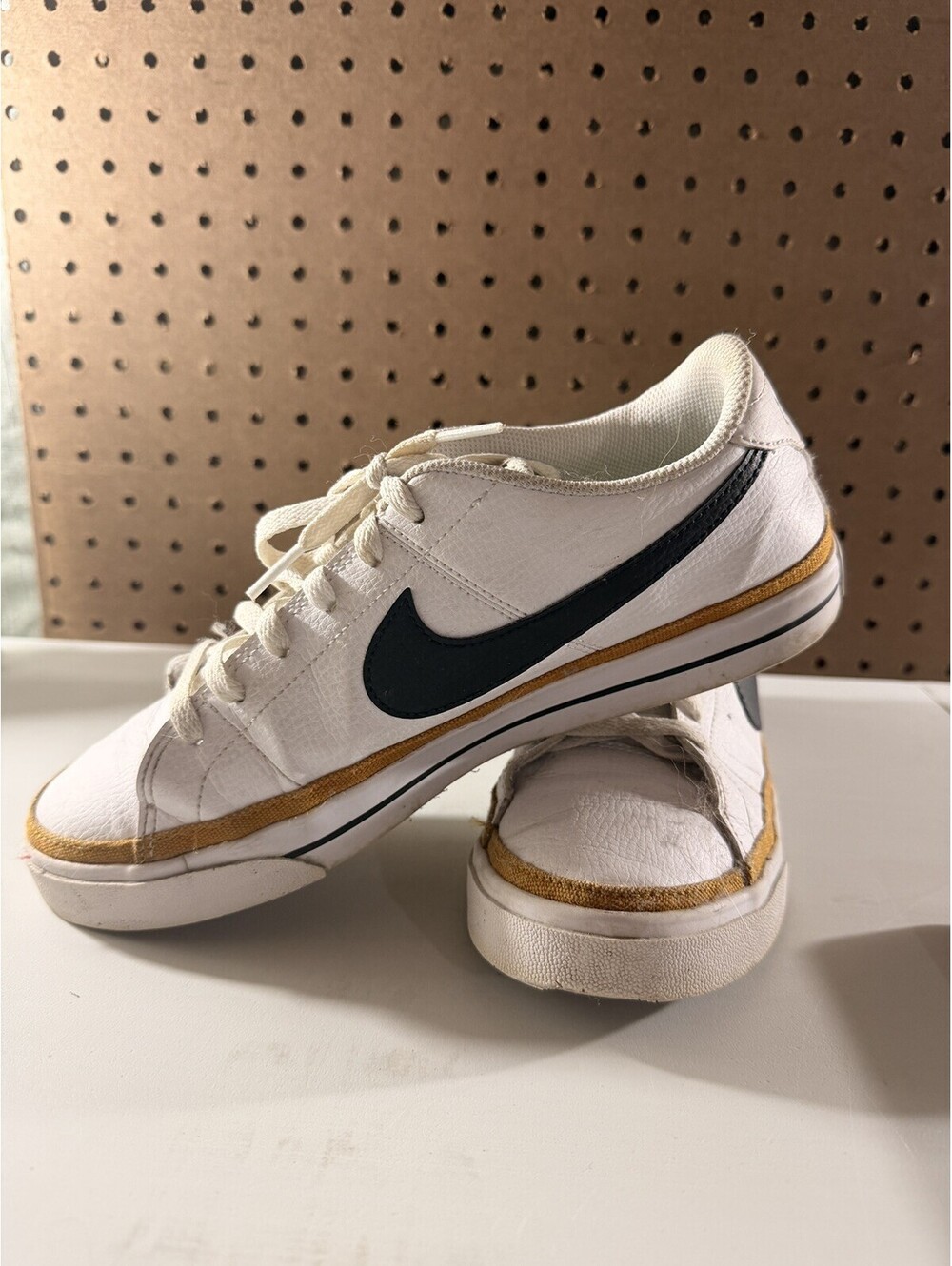 Nike Court Legacy Next Nature Leather Sneakers White Desert Ochre DH3162-100